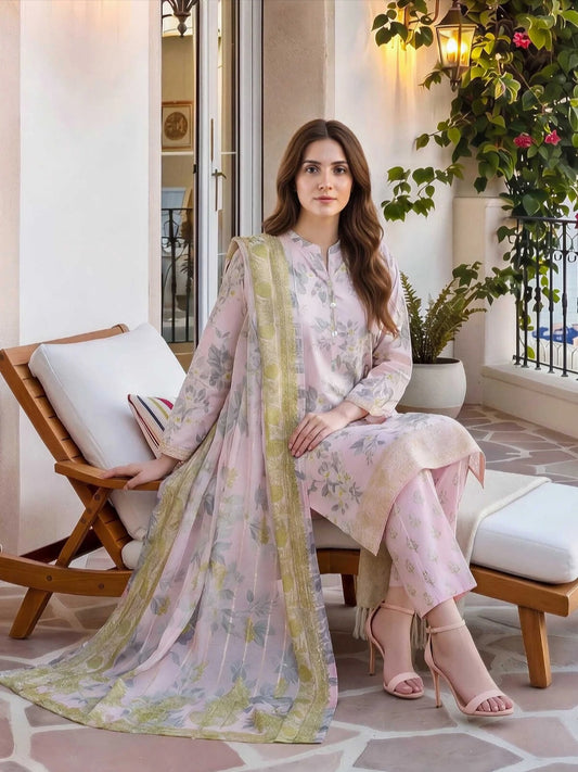Rangreza 3 Piece Printed Suit